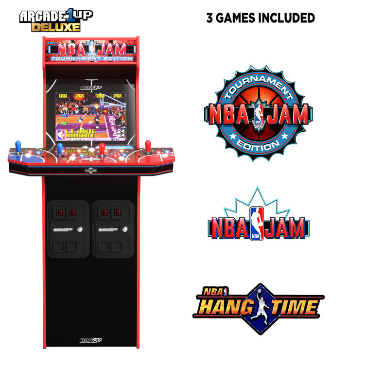 Arcade1up NBA Jam 30th Anniversary Deluxe Arcade Machine 3 Games In 1 (4  Player)